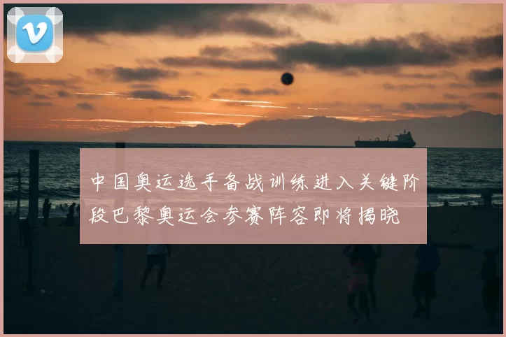 中国奥运选手备战训练进入关键阶段巴黎奥运会参赛阵容即将揭晓