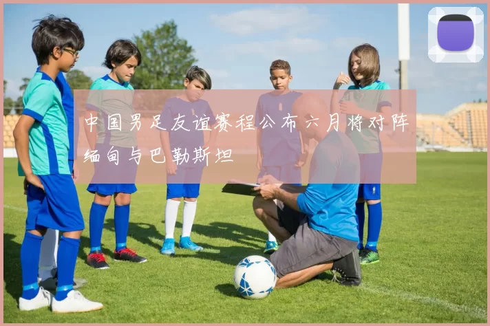 中国男足友谊赛程公布六月将对阵缅甸与巴勒斯坦